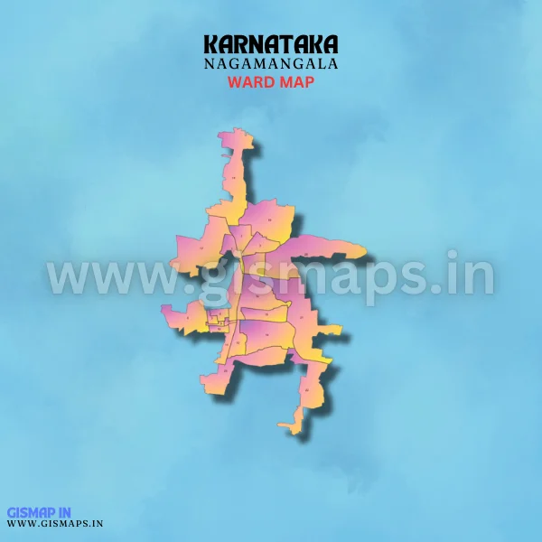 Nagamangala Ward Map (Karnataka)